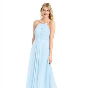Azazie Ginger dress in sky blue size 0
